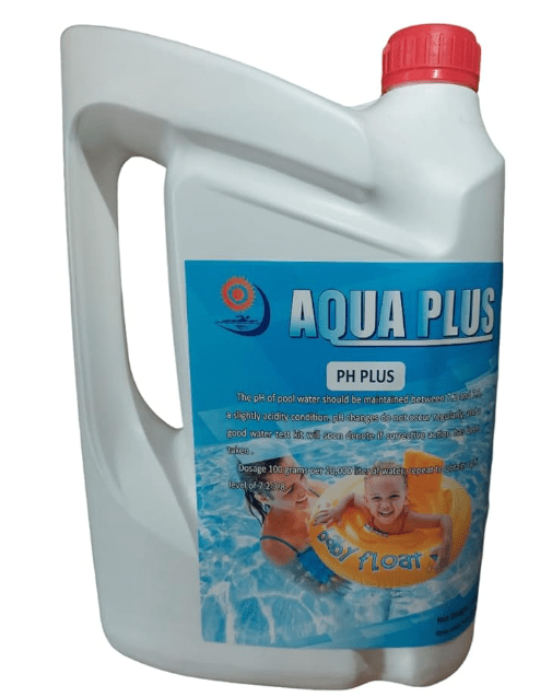 AQUA PLUS Liquid pH Plus – pH & Alkalinity Increaser for Pools