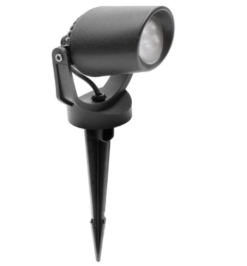 Mini LED Spotlight on Spike – Durable, Adjustable & Weatherproof