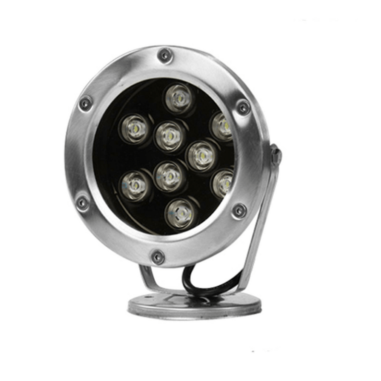 9W Fountain Light – Stainless Steel RGB LED Underwater Light