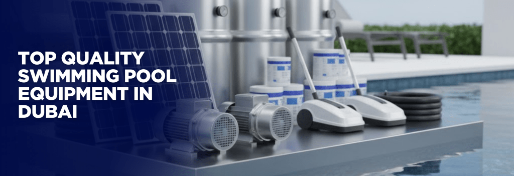 Top-quality swimming pool equipment in Dubai for villas, hotels, and commercial pools.